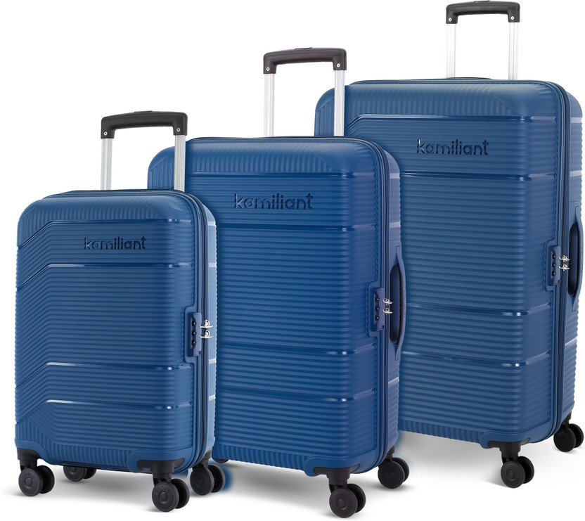 KAMILIANT Hard Body Set of 3 Luggage 8 Wheels - ARMOR - Brown - Image 10