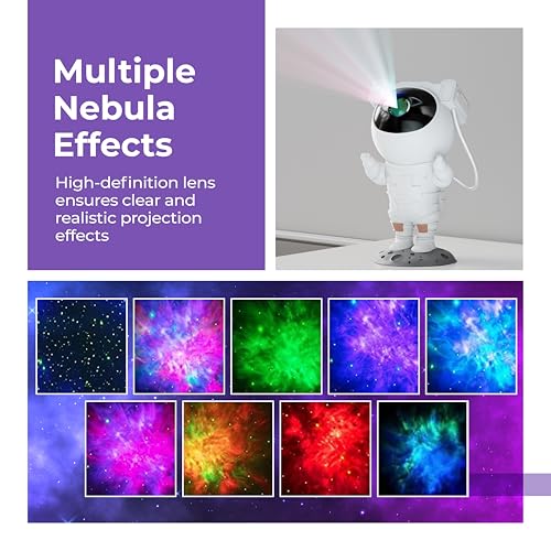 Lifelong Astronaut Galaxy Projector Light