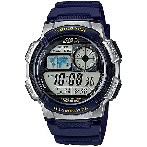 Casio Youth Digital Grey Dial Men's Watch-AE-1000W-2AVDF