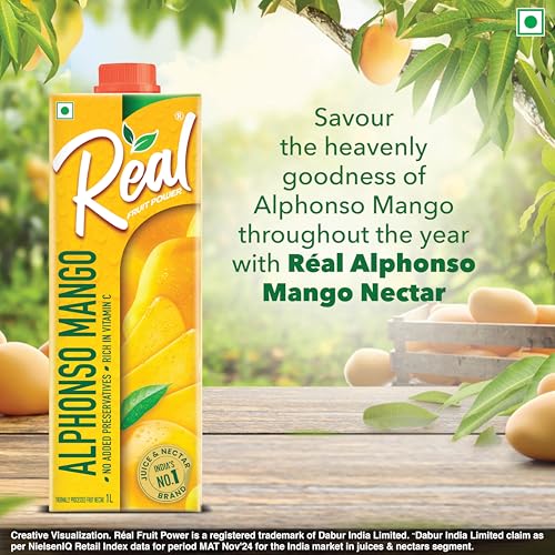 Real Alphonso Mango Fruit Juice-1L