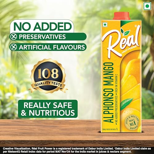 Real Alphonso Mango Fruit Juice-1L