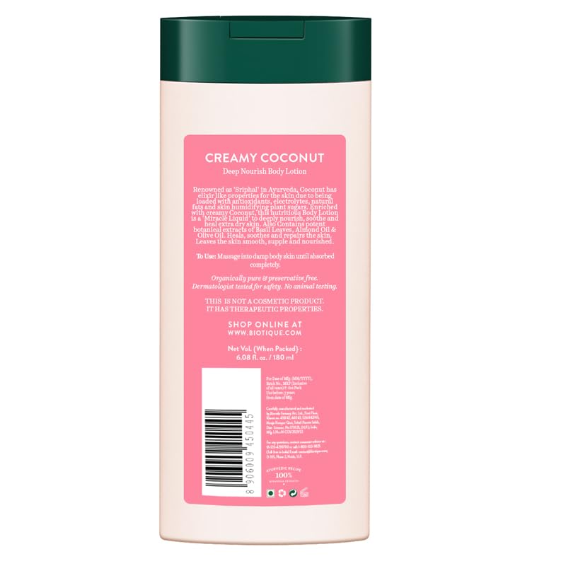 Biotique Creamy Coconut Deep Nourish