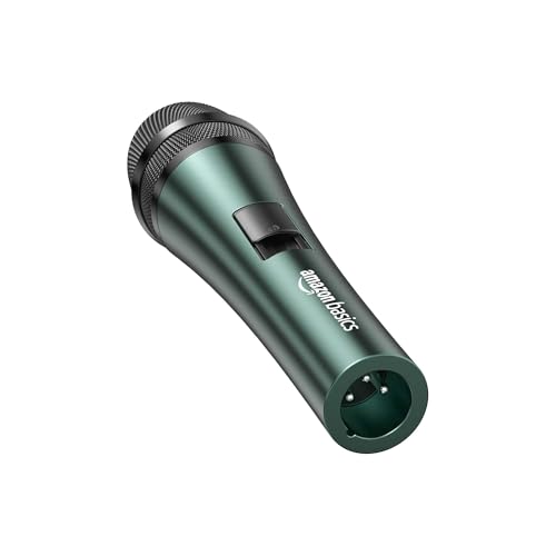 Amazon Basics Professional Microphone with On/Off Switch | Frequency Response: 40-18000 Hz | For Solo Vocals, Karaoke Singing, Speeches & Performances | Super-Cardioid Pickup Pattern - Image 7
