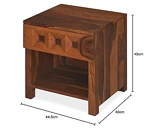 @home by Nilkamal Hulk Night Stand (Walnut) - Image 2