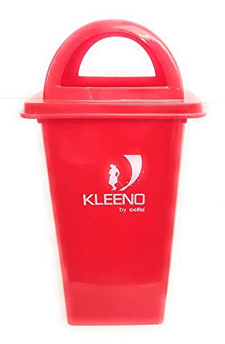 Cello Kleeno Dome Lid Plastic Garbage Dustbin Bucket 80 LTR - Red - Image 4