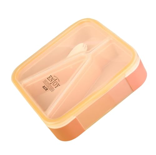 Vibgyor Vibes Modern Designer Square Leak Proof 850 Ml Lunch Box with 1 Fork for School Kids Boys and Girls and Office Men and Women (Ramdom Color)