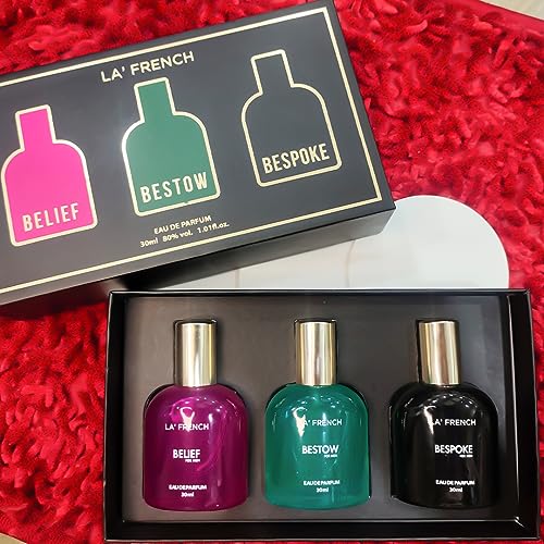 La French Man Perfume Gift Set 3 x 30 ml for Men | with Belief Bestow Bespoke Perfume | Woody, Citrusy Long Lasting EDP Fragrance Scent Best Gift Hamper Set for Men - Image 7