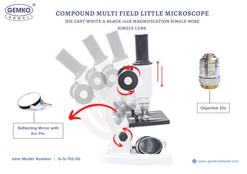 Gemko Labwell 100X Compound Microscope