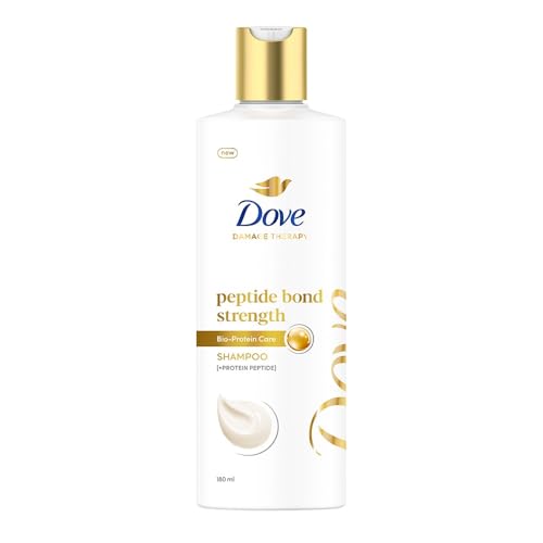 Dove Peptide Bond Strength Shampoo for Dry & Damaged Hair - 180 ml | Enriched with PROTEIN PEPTIDES | Reconstructs broken Bonds for 20X Stronger Hair - Image 3