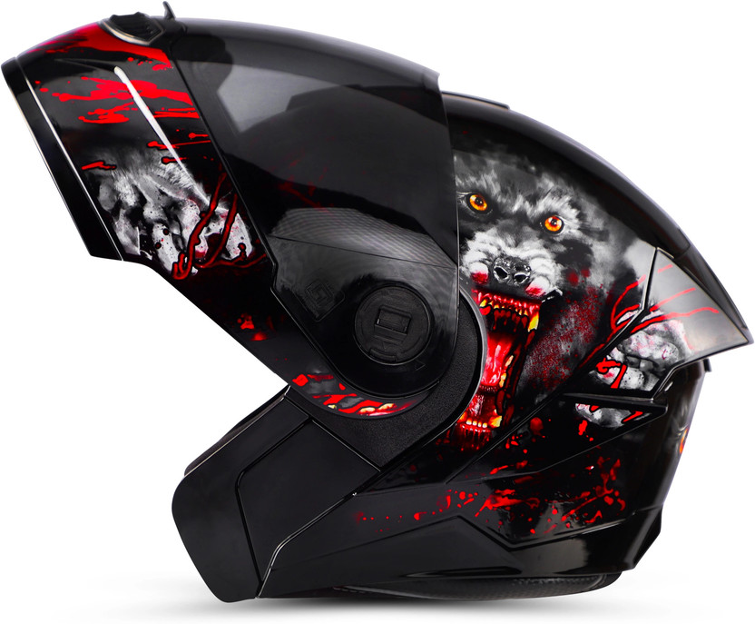 Steelbird Air RED HORN HEMET 0038 Motorsports Helmet (MULTICOLUR) - Image 2