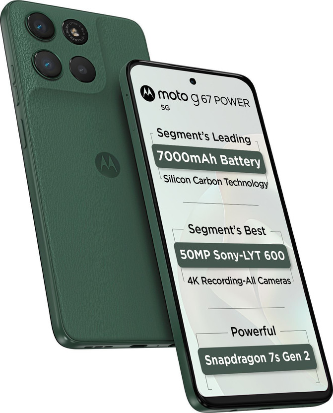 MOTOROLA g67 power 5G (Pantone CILANTRO, 256 GB) (12 GB RAM) - Image 4
