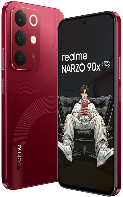 realme Narzo 90x 5G (Maroon Red, 128 GB) (8 GB RAM) - Image 4