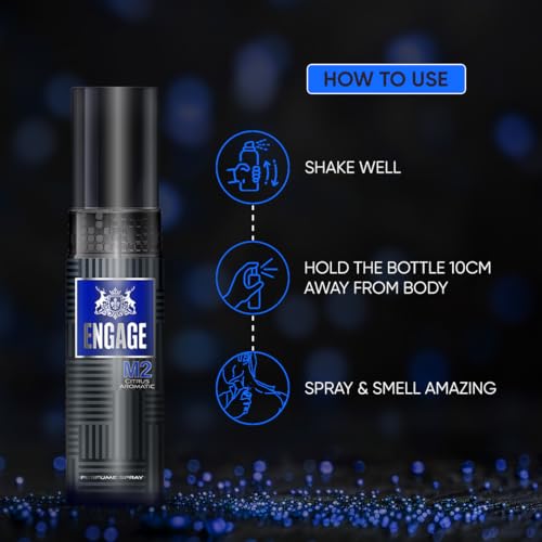 Engage M2 Perfume Spray for Men, 120ml - Image 5