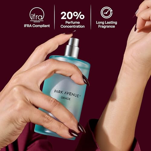 Park Avenue Grace Women EDP 100ml | Long Lasting Perfume for Woman | Pear, Pink Pepper, Jasmine & Musk Amber | Fruity & Floral Fragrance - Image 7
