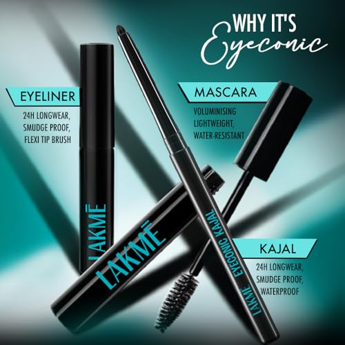 Lakme Eyeconic Regime Kit- Kajal | Mascara| Eyeliner 13.35 ml - Image 5