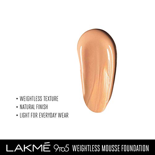 Lakme Powerplay Mousse Foundation, Matte Finish, Full coverage, Lightweight, Long Lasting Face Makeup,Beige Vanilla, 25g - Image 5