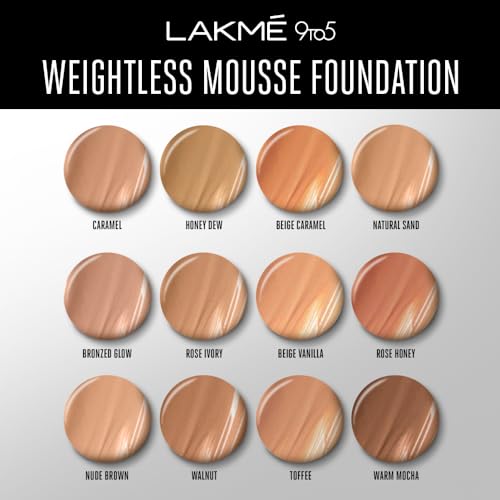 Lakme Powerplay Mousse Foundation, Matte Finish, Full coverage, Lightweight, Long Lasting Face Makeup,Beige Vanilla, 25g - Image 6