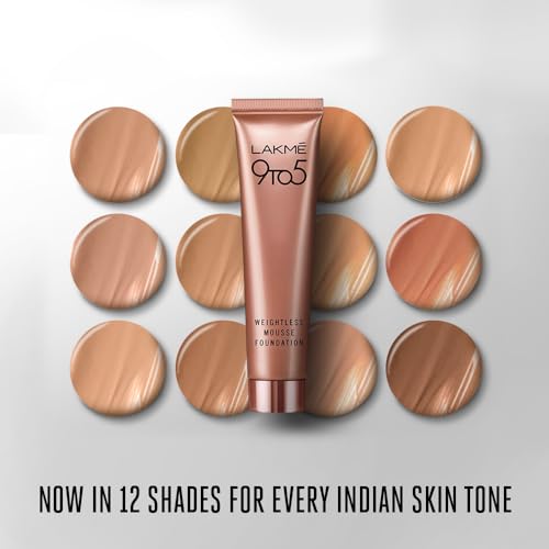 Lakme Powerplay Mousse Foundation, Matte Finish, Full coverage, Lightweight, Long Lasting Face Makeup,Beige Vanilla, 25g - Image 7