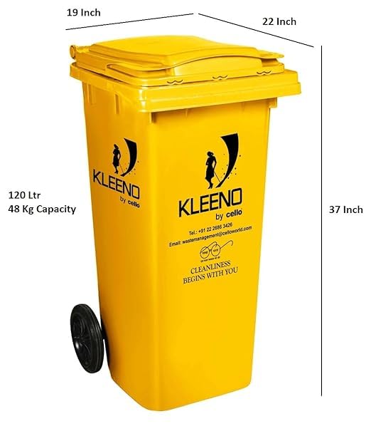 CELLO Plastic Manual-Lift Garbage Waste