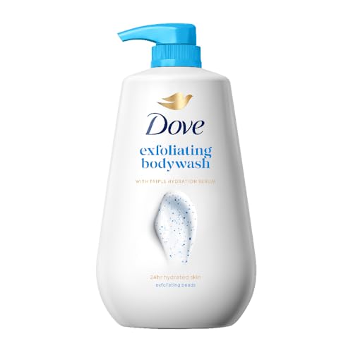 DOVE Exfoliating Bodywash, 825ml,