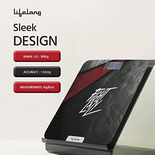Lifelong ActiveFlex Weighing Scale|Digital Weight
