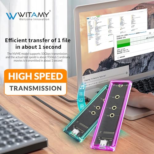External NVMe+NGFF M.2 Sata SSD