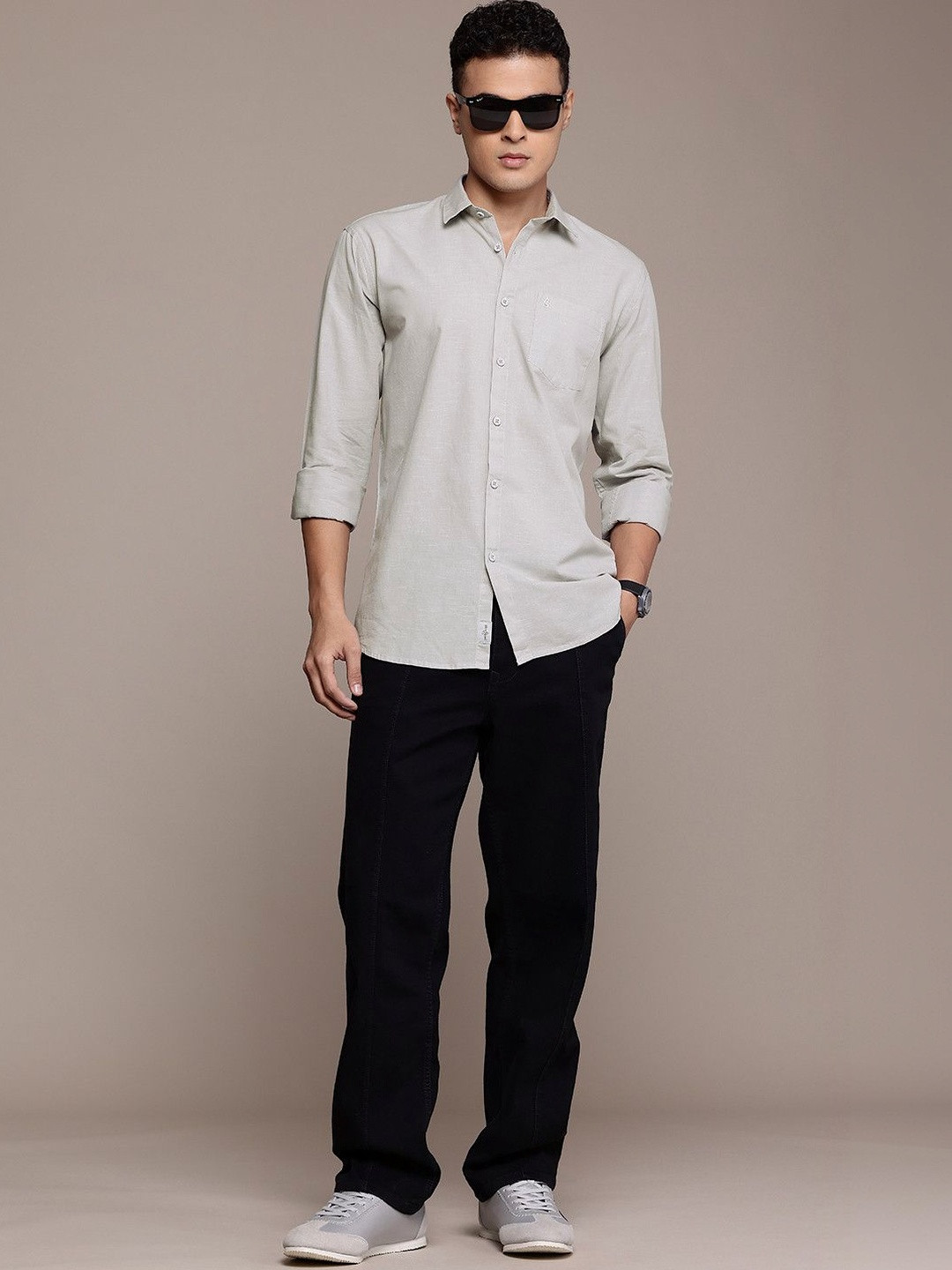 BS BLUE SQUAD Cotton Linen Casual Shirt - Image 6
