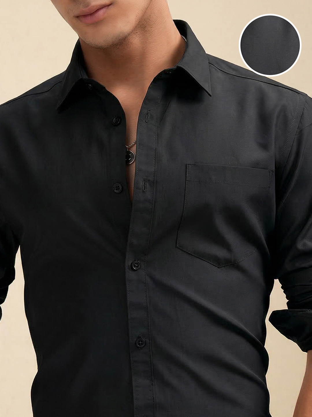 HIGHLANDER Men Slim Fit Shirt - Image 5