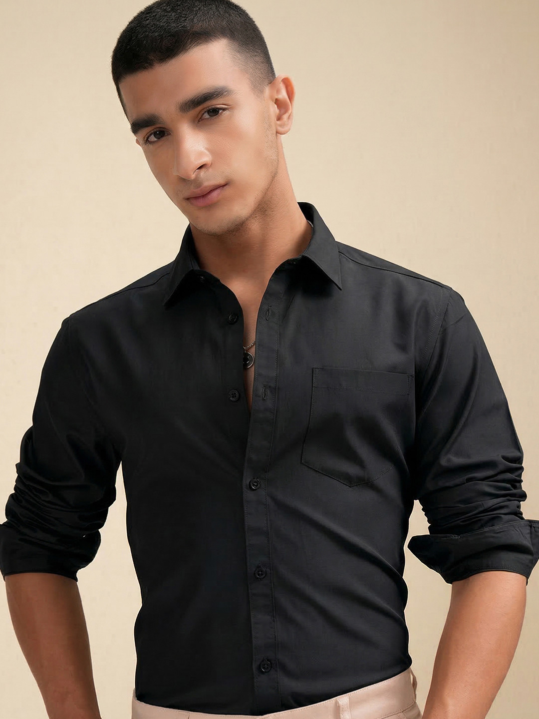 HIGHLANDER Men Slim Fit Shirt - Image 6