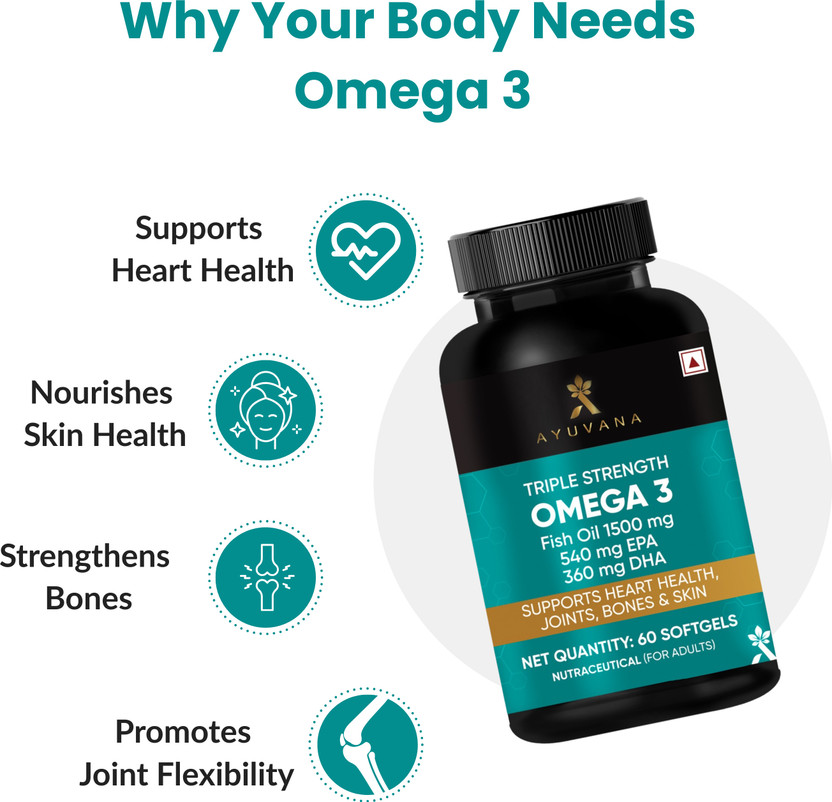 Ayuvana Triple Strength Omega 3