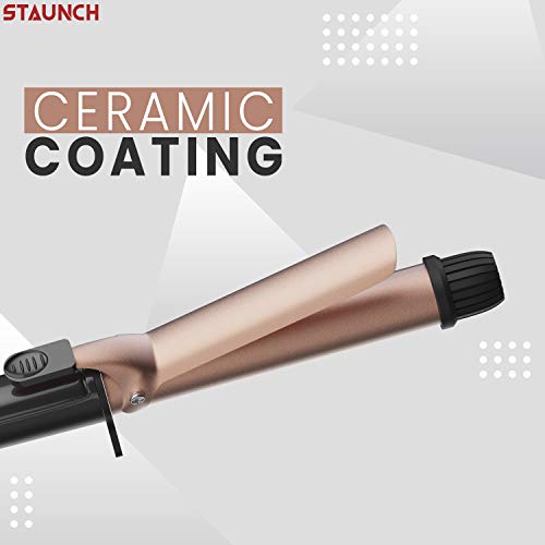 Staunch Professional Hair Curler, Curling Iron 25mm Barrel (SHC 1011) (Rose Gold) - Image 3