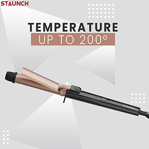 Staunch Professional Hair Curler, Curling Iron 25mm Barrel (SHC 1011) (Rose Gold) - Image 4
