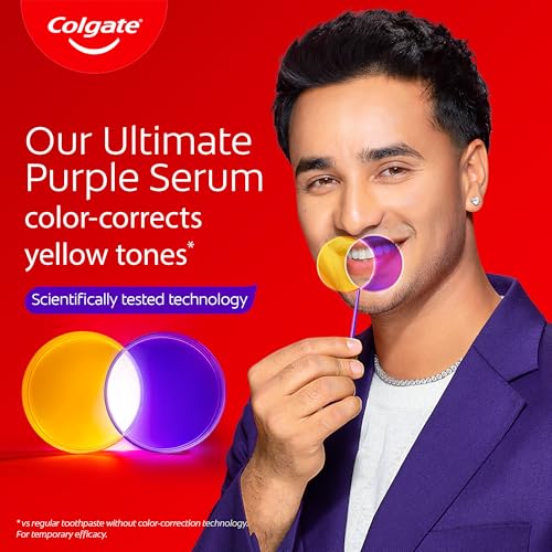 Colgate Visible White Purple Teeth