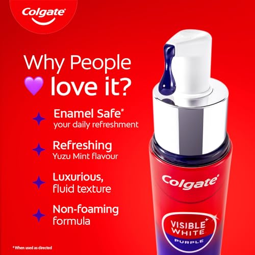 Colgate Visible White Purple Teeth