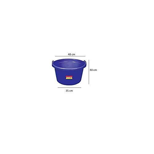 Aristo Multipurpose Plastic Tub 32 LTR Aqua Grey Combo - Image 2