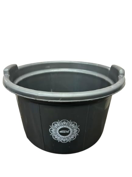 Aristo Multipurpose Plastic Tub 32 LTR Aqua Grey Combo - Image 5