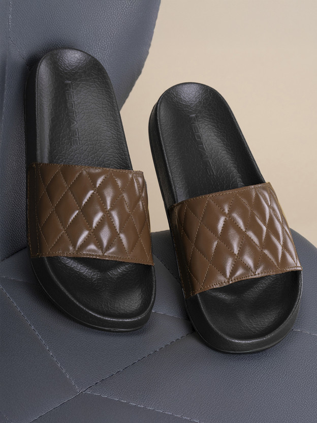 REDTAPE Men Slides (Black , 8) - Image 10