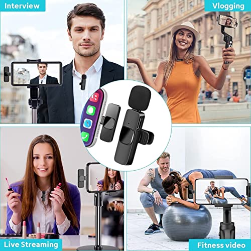 Careflection K8 Wireless Collar Mic for Type-C Android Cell Phone,Tablets & iPhone Supported Lavalier Microphone, Noise Reduction Lapel Mike -shoots,Youtubers, Video Recording,Facebook,Live Stream (1) - Image 5