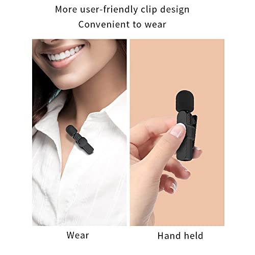 Careflection K8 Wireless Collar Mic for Type-C Android Cell Phone,Tablets & iPhone Supported Lavalier Microphone, Noise Reduction Lapel Mike -shoots,Youtubers, Video Recording,Facebook,Live Stream (1) - Image 6