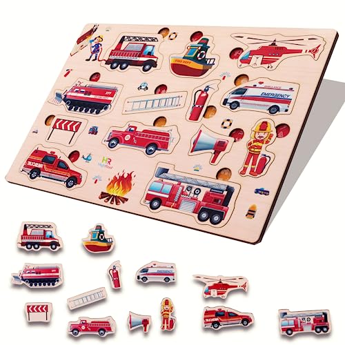 Wooden Fire brigeds Puzzle Young