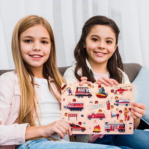 Wooden Fire brigeds Puzzle Young