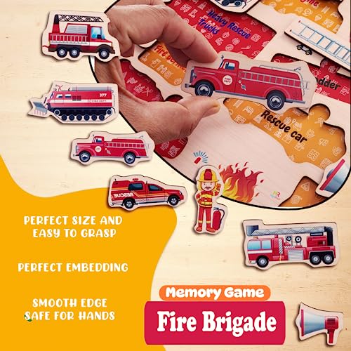 Wooden Fire brigeds Puzzle Young