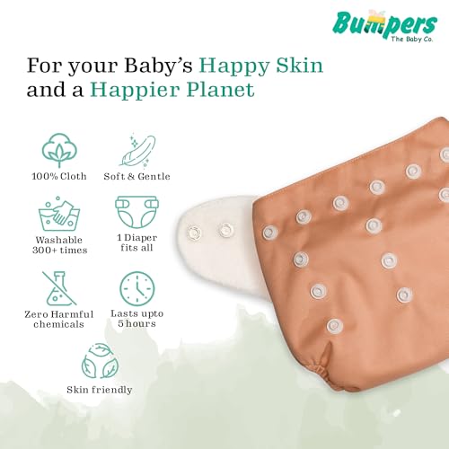 Bumpers Baby Reusable Cloth Diaper