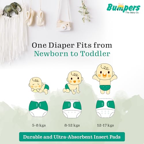 Bumpers Baby Reusable Cloth Diaper