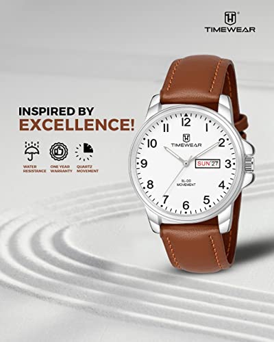 TIMEWEAR Analog, Day Date Functioning, Strap Watch for Men - Image 6