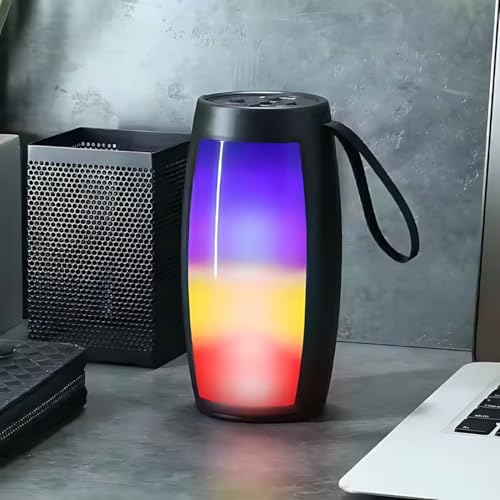 Mabron {𝐒𝐞𝐩𝐭𝐞𝐦𝐛𝐞𝐫 𝐒𝐩𝐞𝐜𝐢𝐚𝐥 𝟏𝟓 𝐲𝐞𝐚𝐫𝐬 𝐰𝐚𝐫𝐫𝐚𝐧𝐭𝐲) Dynamic Thunder Sound Speaker with RGB Light, 5W Bluetooth with in Built Mic Compatible All Smartphones - Image 5