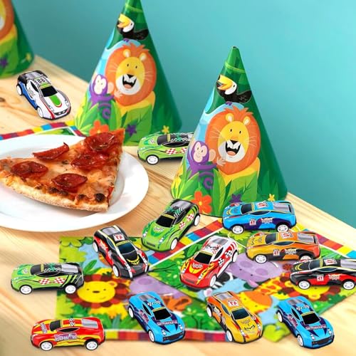 Amitasha 8 Unbreakable Racing Mini Diecast Car Models Set for Kids Pull Back Vehicles Metal Alloy Car Play Set for Kids, Unique Toys, Best Birthday Gift, Diwali Gift(8 Pc Metal Cars) - Image 6