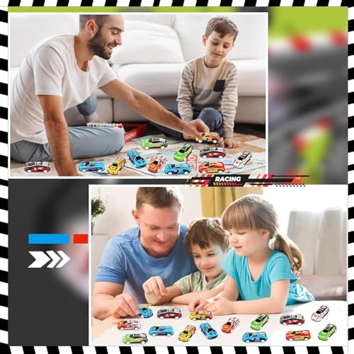 Amitasha 8 Unbreakable Racing Mini Diecast Car Models Set for Kids Pull Back Vehicles Metal Alloy Car Play Set for Kids, Unique Toys, Best Birthday Gift, Diwali Gift(8 Pc Metal Cars) - Image 7