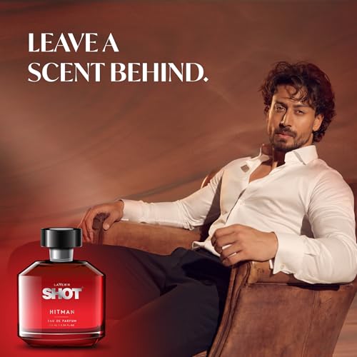 Layer’r Shot Hitman Perfume for Men - 100ml | Long Lasting Eau De Parfum (EDP) | Fresh Oriental Scent with Grapefruit & Sandalwood | Day-to-Night Premium Fragrance - Image 3