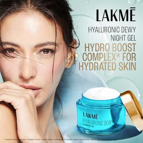Lakme Hyaluronic Dewy Overnight Gel with Hyaluronic Acid 50G - Image 5